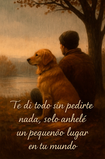«Bajo La Lluvia Con Un Amigo Fiel»