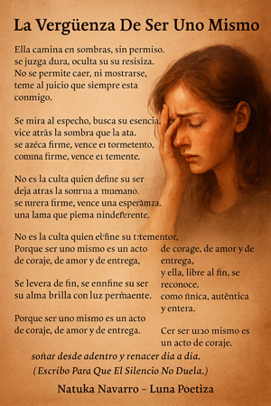 «La Vergüenza De Ser Uno Mismo»